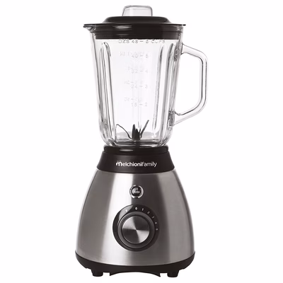 Immagine di Frullatore MELCHIONI FRULLO GLASS 1,5 L 600W acciaio inossidabile
