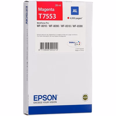 Immagine di Inkjet EPSON C13T75534N magenta 4000 copie