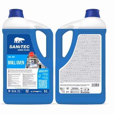 Immagine di Brillantante per forni autopulenti SANITEC BRILL OVEN litri 5