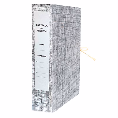 Immagine di Faldoni archivio dorso cm 8 con lacci - cm 40x45