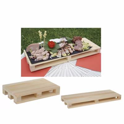 Immagine di Mini-tagliere in legno di abete naturale cm 20x13x3,5