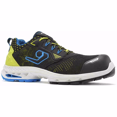 Immagine di Calzatura bassa BASE NEW YORK S1PS ESD LG SC FO SR nero/azzurro taglia 38