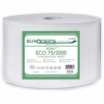 Immagine di Rotolo industriale riciclato EUROCARTA ECONET 2 veli 1600 strappi metri 560