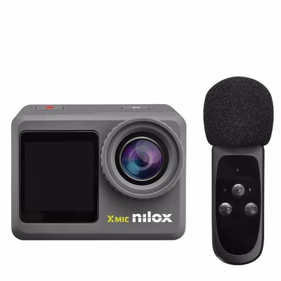 Immagine di Videocamera NILOX NILOX - Action Cam XMIC con microfono wireless, ri NXACXMIC