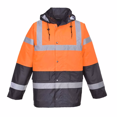 Immagine di Giacca traffic bicolore hi-vis PORTWEST S467 colore arancione taglia XXXXL