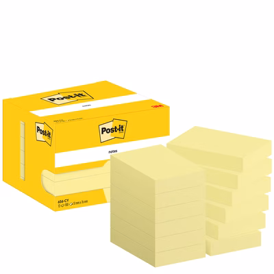 Immagine di Post-it 3M 656-CY 100 ff 76x51 giallo