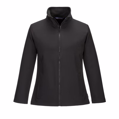 Immagine di Softshell print & promo da donna(2l) PORTWEST TK21 colore nero taglia XS
