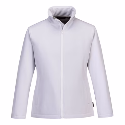 Immagine di Softshell print & promo da donna(2l) PORTWEST TK21 colore bianco taglia XS