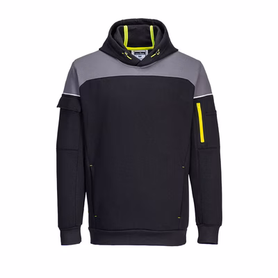 Immagine di Felpa pull over con cappuccio pw3 PORTWEST PW337 colore nero taglia M