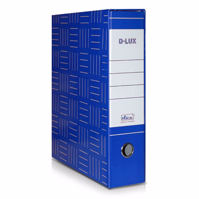 Immagine di Raccoglitore ELICA D-LUX cm 8 protocollo blu