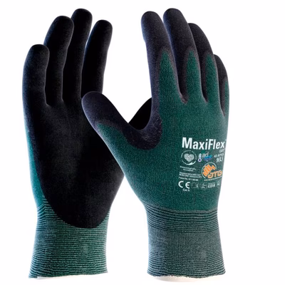 Immagine di Guanti antitaglio 42-8743 MAXIFLEX CUT colore verde/nero taglia 9 - paio
