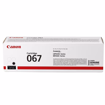 Immagine di Toner Laser CANON 067BK 5102C002 nero 1350 copie