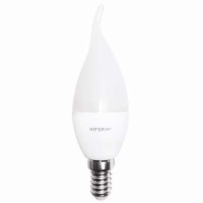 Immagine di Lampadina LED Colpodivento Opale E14 6W 3000K 510 lumen luce calda