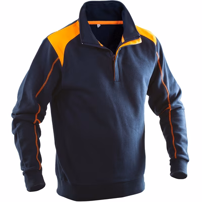 Immagine di Felpa ignifuga P&P LOYAL IGN17 564 colore blu/arancione taglia L