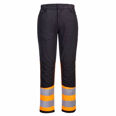Immagine di Pantalone eco alta visibilità PORTWEST CD888 arancione/nero taglia 58