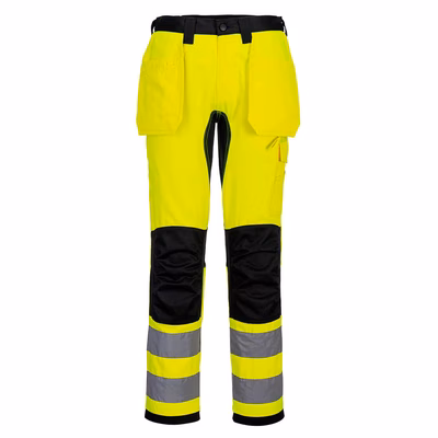 Immagine di Pantalone ad alta visibilità PORTWEST CD889 giallo/nero taglia 44