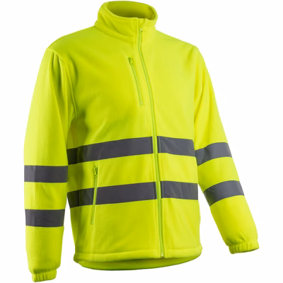 Immagine di Giacca in pile alta visiblità COVERGUARD RITTO colore giallo taglia XXL