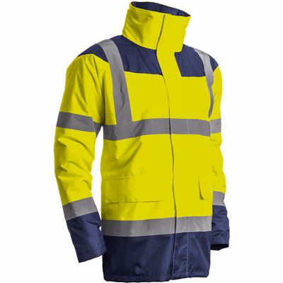 Immagine di Parka alta visibilità COVERGUARD KETA colore giallo/blu taglia XS