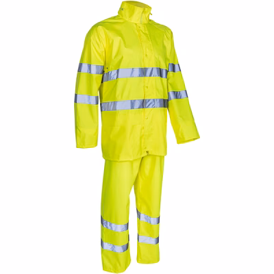 Immagine di Completo antipioggia alta visibilità COVERGUARD KAWA colore giallo taglia M