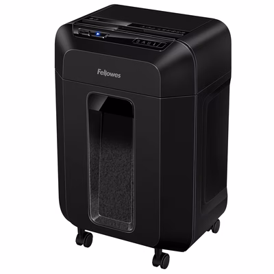 Immagine di Distruggidocumenti a frammenti FELLOWES AUTOMAX 90M livello sicurezza P-4 colore nero