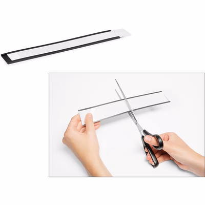 Immagine di Porta etichette magnetico profilo a "C" cm 20x2