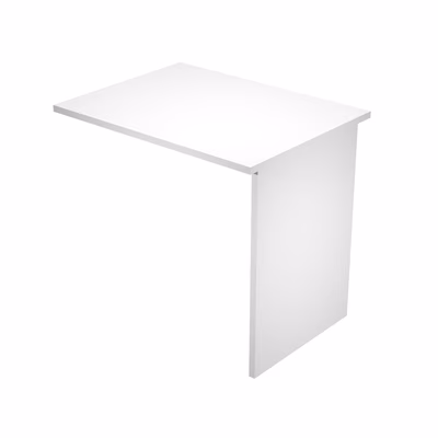 Immagine di Allungo fianco legno EASYSPACE cm 80x60x72 colore bianco