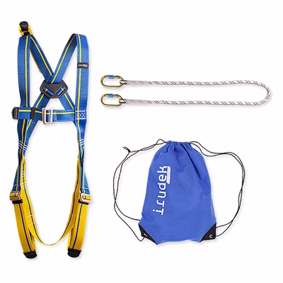 Immagine di Kit per il posizionamento e la trattenuta IRUDEK DOLOMITI LIGHT colore giallo/blu