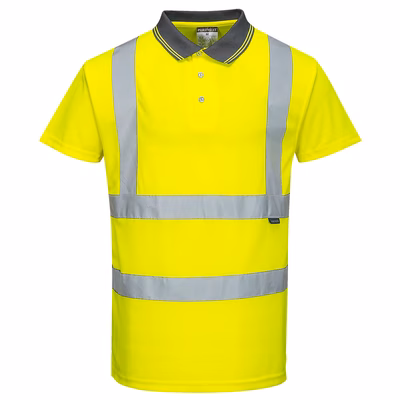 Immagine di Polo maniche corte hi-vis PORTWEST S477 colore giallo taglia M