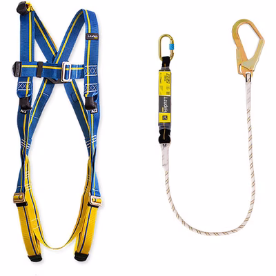 Immagine di Kit anticaduta IRUDEK IRU00002 colore giallo/blu