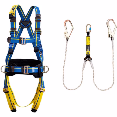 Immagine di Kit anticaduta IRUDEK IRU00003 colore giallo/blu