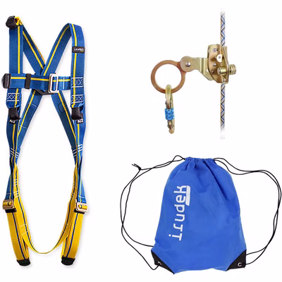 Immagine di Kit anticaduta IRUDEK IRU00004 colore giallo/blu