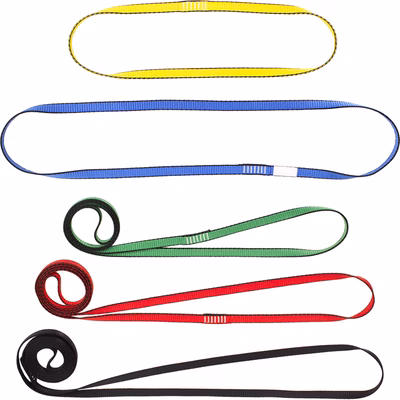 Immagine di Fettucce di ancoraggio leggere e resistenti IRUDEK EXPRESS 90 lunghezza cm 120 colori assortiti