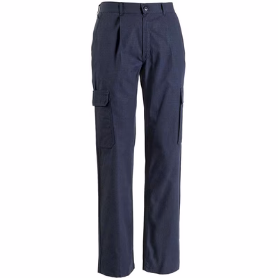 Immagine di Pantaloni multitasche GLOBAL TRADING RIPSTOP cotone colore colore blu taglia S