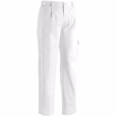 Immagine di Pantalone GLOBAL TRADING KIPARIS cotone 100% colore bianco taglia 44