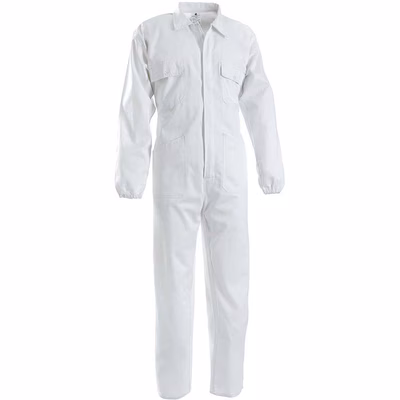 Immagine di Tuta da lavoro GLOBAL TRADING ORO COLOR cotone 100% colore bianco taglia M