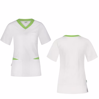 Immagine di Casacca da donna GLOBAL TRADING PAOLA colore bianco e verde taglia 46