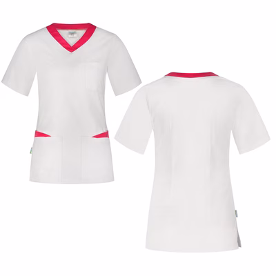 Immagine di Casacca da donna GLOBAL TRADING PAOLA colore bianco e fuxia taglia 54