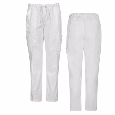 Immagine di Pantalone unisex GLOBAL TRADING DANTE colore bianco taglia M