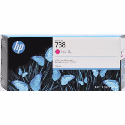 Immagine di Inkjet HP 738 676M7A magenta 300 ml