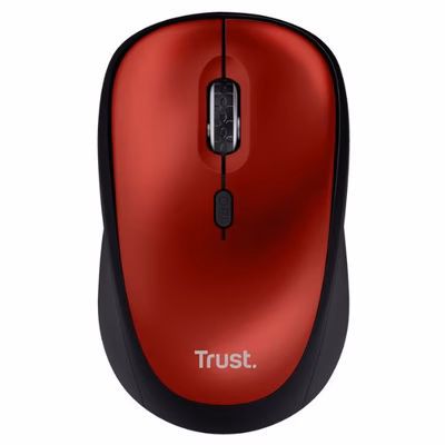 Immagine di Mouse wireless TRUST YVI colore rosso