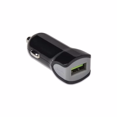 Immagine di Caricabatterie nero CELLY CCUSBTURBO - 12W USB Car Charger TURBO CCUSBTURBO