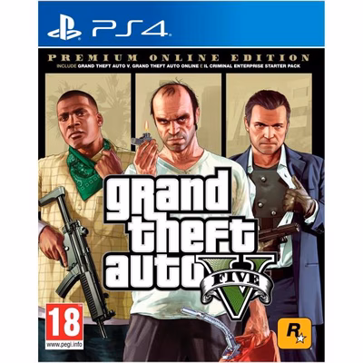 Immagine di Videogames videogames ps4 TAKE TWO INTERACTIVE GTA 5 PREMIUM ONLINE EDITION SWP40674