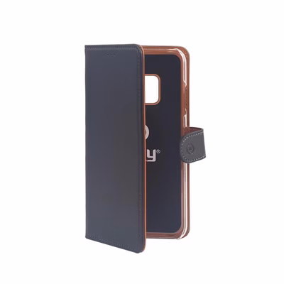 Immagine di Custodia similpelle nero CELLY WALLY - Huawei Mate 20 Pro WALLY794