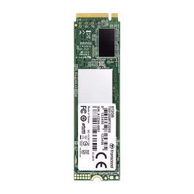 Immagine di Ssd interni 512GB pcie 3.0 x4 TRANSCEND TS512GMTE220S - SSD M.2 2280 da 512GB, PCIe Gen3x4 TS512GMT