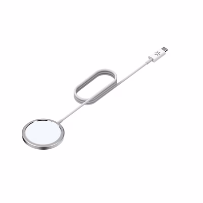 Immagine di Caricabatterie wireless/senza fili Bianco USB-C CELLY MAGCHARGEPRO - 15W Wireless Charger MAGCHARGEP
