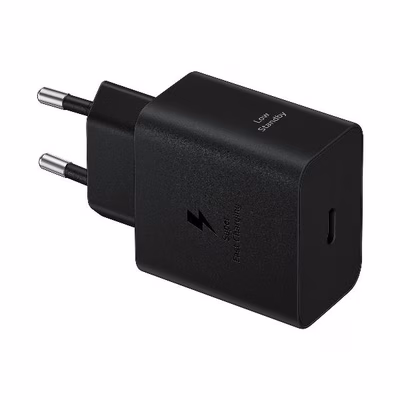 Immagine di SAMSUNG CHARGER 45W BLACK TYPE C CON CAVO EP-T4511XBEGEU