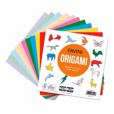Immagine di Risma origami 80g 5 tenui+5 forti
