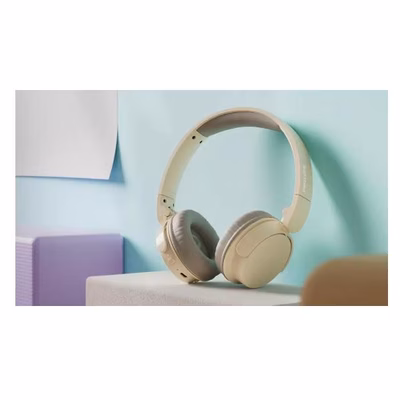 Immagine di Cuffie senza filo Beige PHILIPS CUFFIA OVER-EAR WIRELESS BEIGE TAH3209BG/00