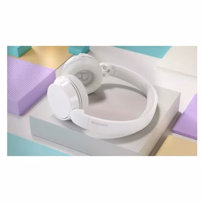 Immagine di Cuffie senza filo Bianco PHILIPS CUFFIA OVER-EAR WIRELESS BASS+ WHITE TAH4209WT/00