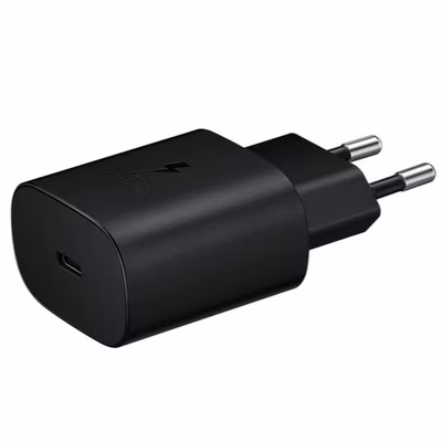 Immagine di SAMSUNG WALL CHARGER 25W TYPEC BLACK NO CAVO EP-T2510NBEGEU